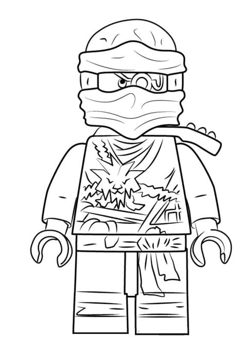 Zane Lego Ninjago Fargeleggingsside Last Ned Skriv Ut Eller