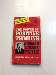 The Power Of Positive Thinking Norman Vincent Peale Paperback 1956