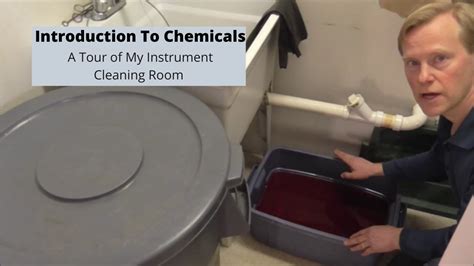 Tour Of My Instrument Cleaning Room Intro To Chemicals YouTube