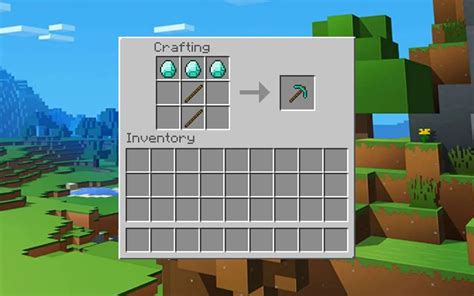 How To Craft A Diamond Pickaxe In Minecraft How To Game