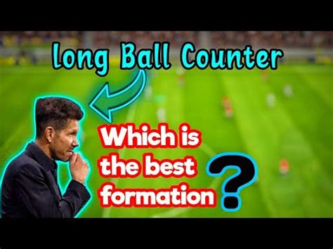 The Best Long Ball Counter Formation EFootball 2023 YouTube