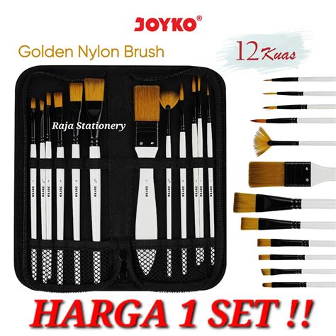 Jual Joyko Art Brush Set Set Kuas Lukis Cat Acrylic Watercolour Brs