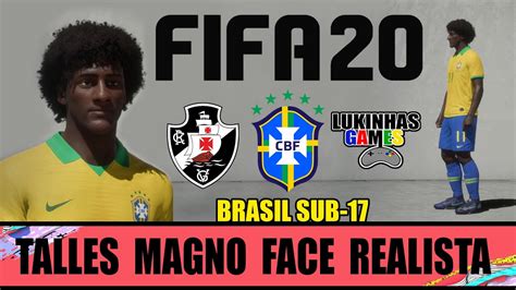 FIFA 20 TALLES MAGNO VASCO DA GAMA FACE REALISTA HOW TO MAKE