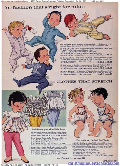 1963 Sears Spring Summer Catalog Page 406 Catalogs And Wishbooks In 2022 Vintage Pajamas