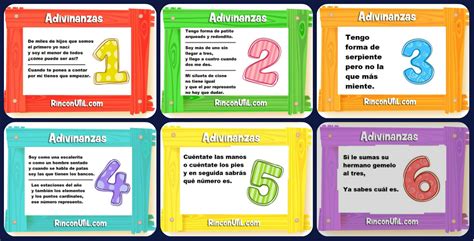 Adivinanzas de los Números Portada - Imagenes Educativas