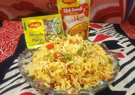 Masala Fried Rice Recipe By Sheetal Gupta Cookpad