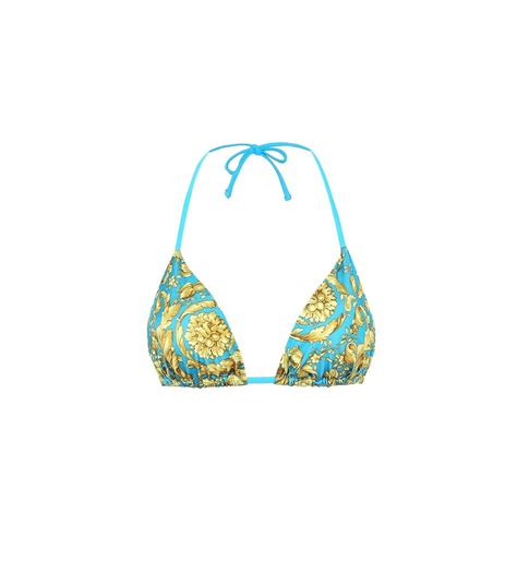 Versace Printed Bikini Top Versace