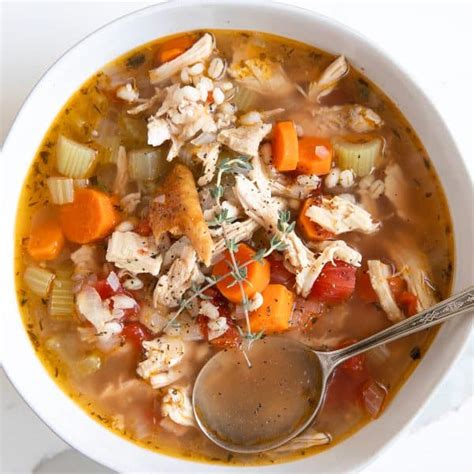 Turkey Soup Recipe The Forked Spoon