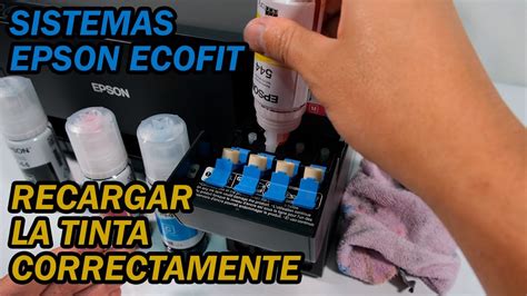 Cómo recargar tinta correctamente enimpresoras Epson con tanques