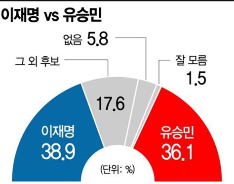 아경 여론조사 가상대결 이재명 389 Vs 유승민 361 네이트 뉴스