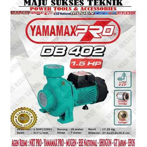 Jual Yamamax Pro Db Pompa Air Centrifugal Irigasi Hp Inch Di