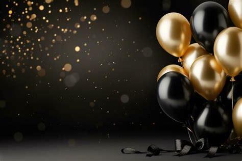 Black And Gold Birthday Background Stock Photos, Images and Backgrounds for Free Download