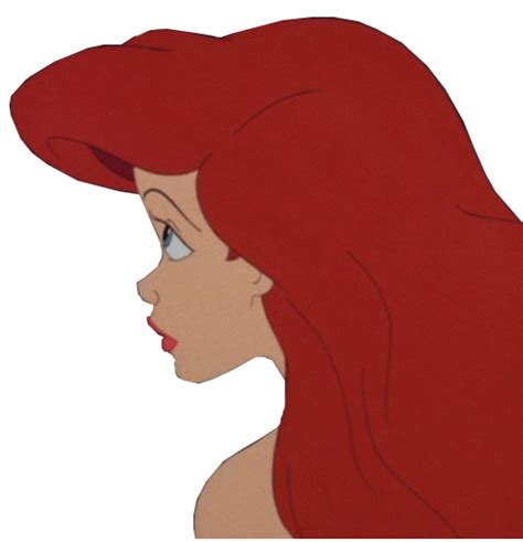 Ariel Looking Beautiful Back Blank Template Imgflip