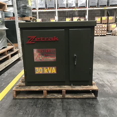 Transformador Zetrak 30 KVA Pedestal Trifasico 13200v 220 127 RTE