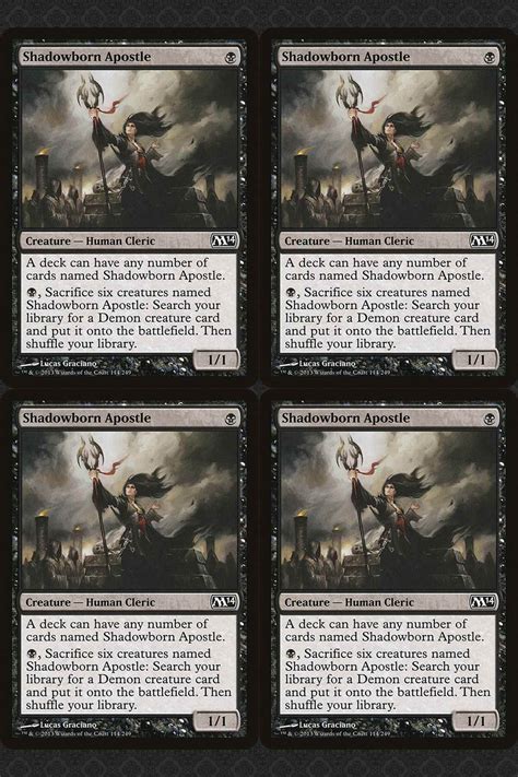 Shadowborn Apostle Cleric Commander Deck EDH Magic MTG Etsy