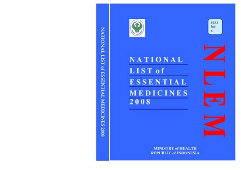 Pharma Books: National list of essential medicines