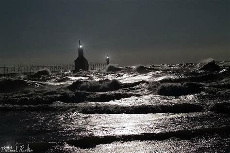 Saint Joseph Lighthouse At Night Photograph By Michael Rucker Fine