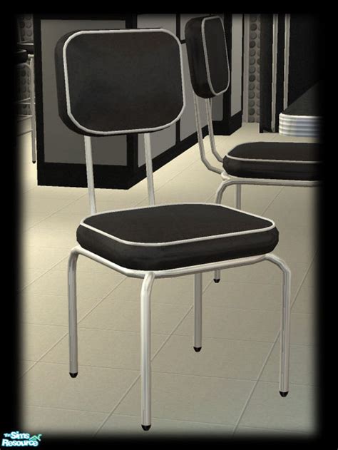 The Sims Resource S Retro Kitchen Chair Black