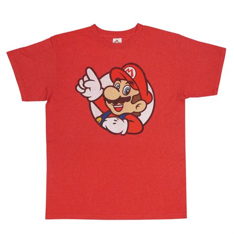 Super Mario Nintendo Mens Short Sleeve Tee Shirt Walmart Canada