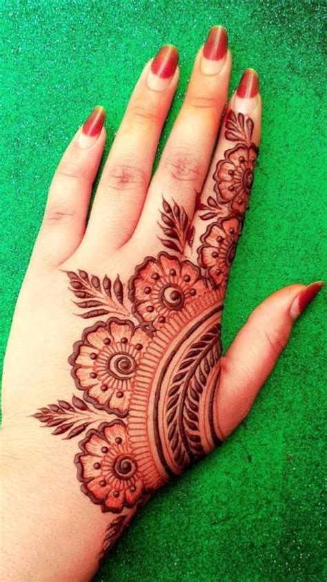 Easy Floral Mehndi Designs Quick Mehandi Pattern Step By Step Tutorial