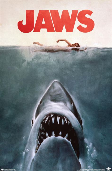 Jaws One Sheet Wall Poster X Walmart