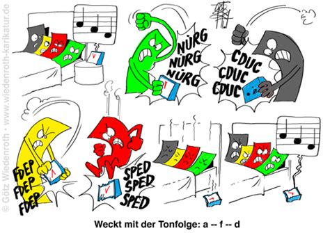 Karikatur Cartoon Satire Politik Wirtschaft Zeichnung Illustration