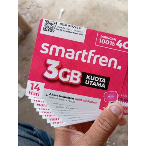 Jual Kartu Perdana Smartfren Fresh Aktif Dan Segel Murah Shopee Indonesia