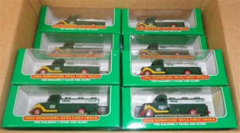 Lot - Case of 20 Hess 2000 Miniature Hess First Trucks