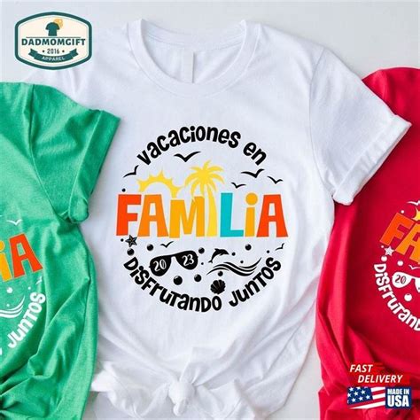 Vacaciones En Familia Shirts Camisa De Disfrutando Juntos Matching