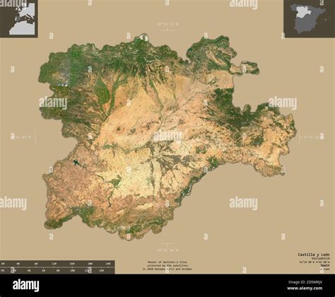 Castilla Y Leon Autonomous Community Of Spain Sentinel Satellite