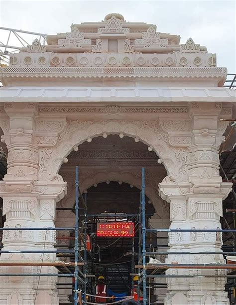 Picture Of Lion Gate Of Ram Temple Released राम मंदिर के सिंह द्वार की पहली तस्वीर राजस्थानी