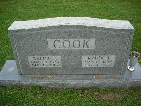 Maude B Burton Cook 1885 1972 Homenaje De Find A Grave