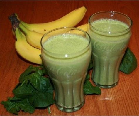 Smoothie Vert Aux Pommes Granny Smith Aux Bananes Et Pinards Pomme