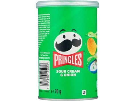 Pringles Sour Cream And Onion 12 X 70g Jware