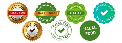 Sello De Cerrojo Y Sello Se Al De Alimentos Halal Para Producto De