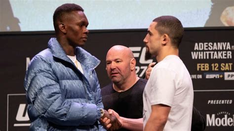 Ufc 271 Main Event Israel Adesanya Outclasses Robert Whittaker In