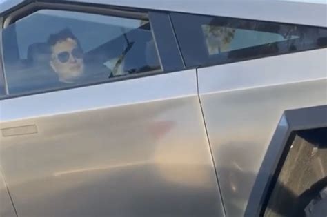 Elon Musk And Jay Leno Spotted Cruising In Tesla Cybertruck In La