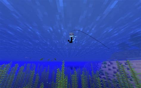 How to get treasure items by fishing in Minecraft