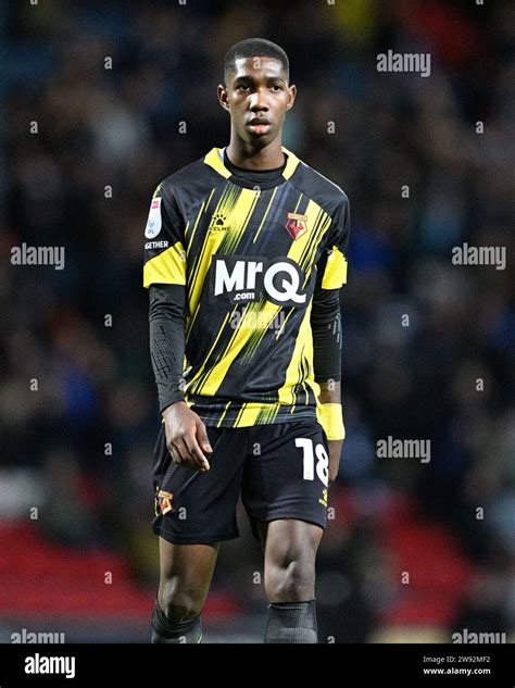 Yaser Asprilla 18# of Watford Football Club, during the Sky Bet ...