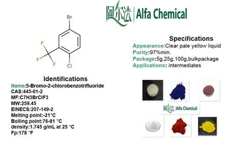 China Bromo Chlorobenzotrifluoride Cas Manufacturers