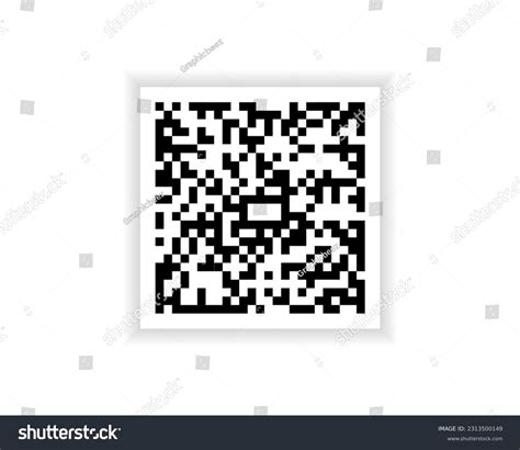 Fake QR Code Template Duplicate Quick Response Royalty Free Stock