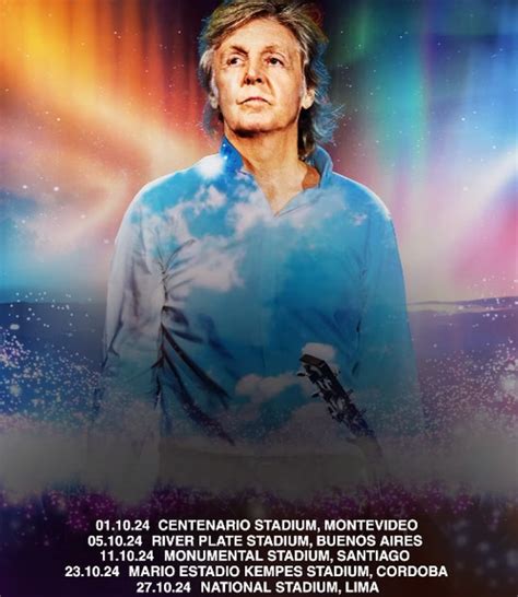 Paul McCartney confirma turnê pela América do Sul VAGALUME