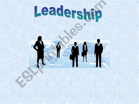 Esl English Powerpoints Leadership