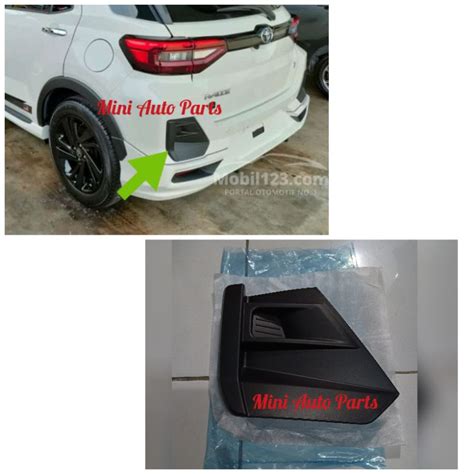 Jual Cover Moulding Tutup Bemper Bumper Belakang Raize Rocky Original