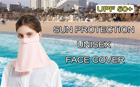 WRELS UPF 50 Unisex Breathable Cooling Face Cover Sun UV Protection