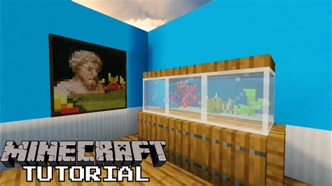 Minecraft How To Build A Fish Tank Youtube E