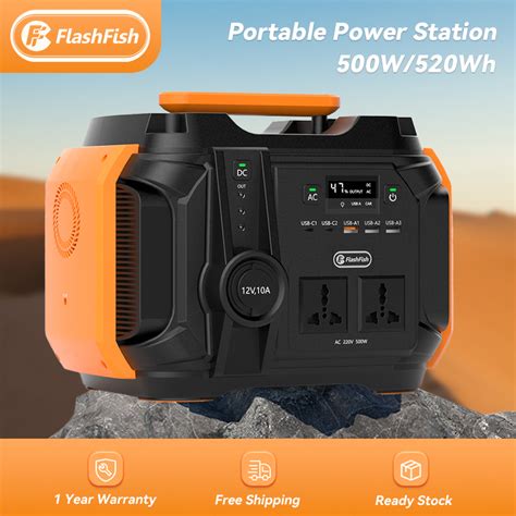 Jual 500W 540Wh Flashfish A501 Portable Power Station Genset Silent