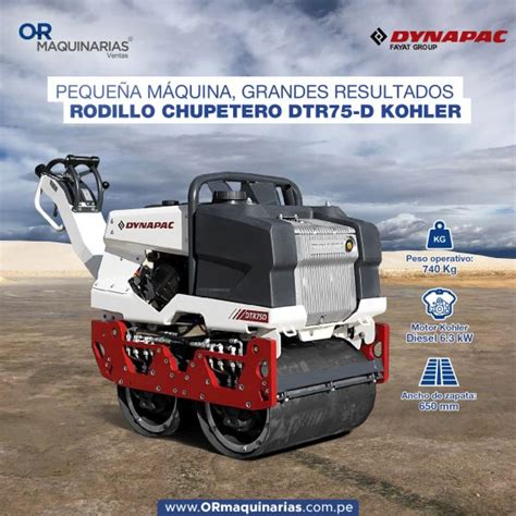 Rodillo Compactador DTR75 D OR MAQUINARIAS