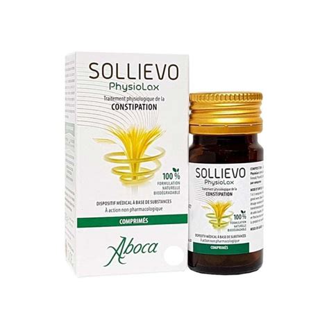 Aboca Sollievo Physiolax Natural Relief For Bowel Movement 90 Tablets