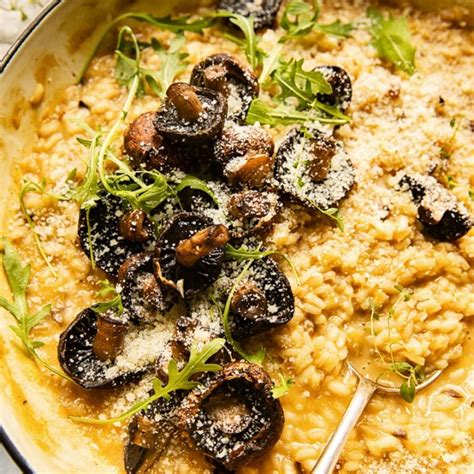 Roasted Mushroom Risotto The Veg Connection